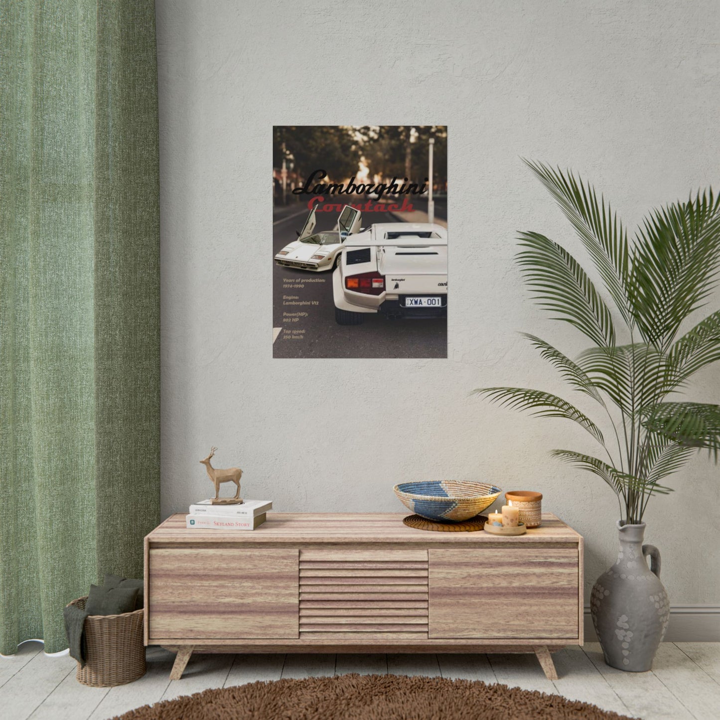 Poster Lamborgini Countach