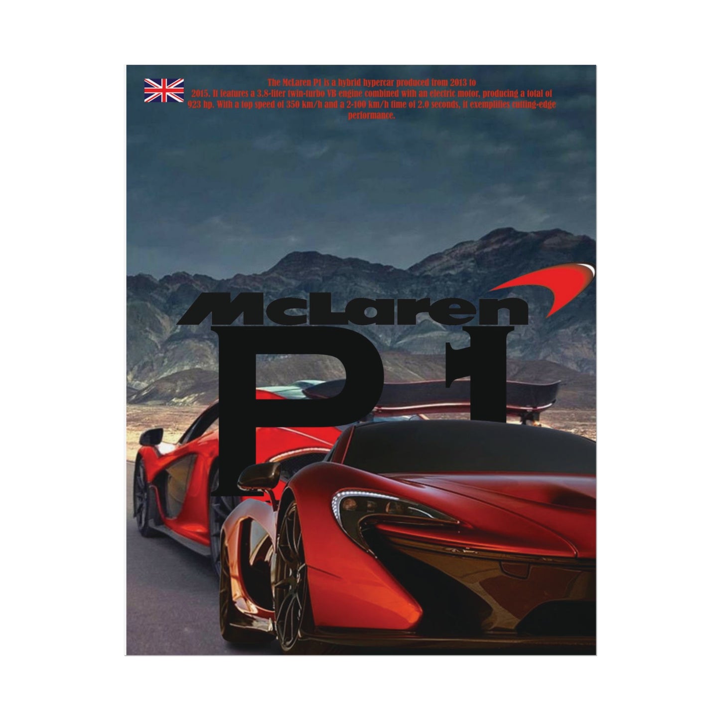 Poster McLaren P1