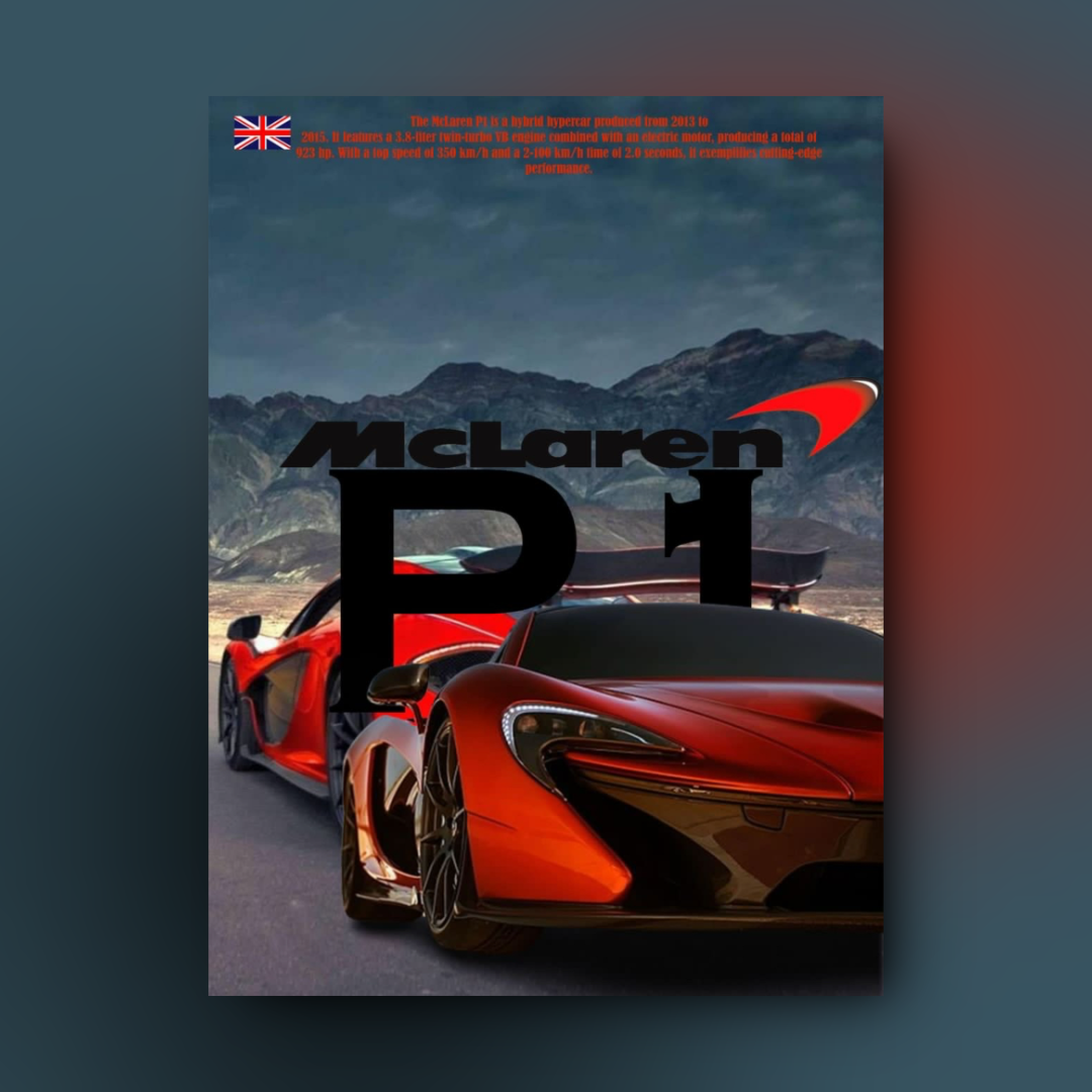 Poster McLaren P1