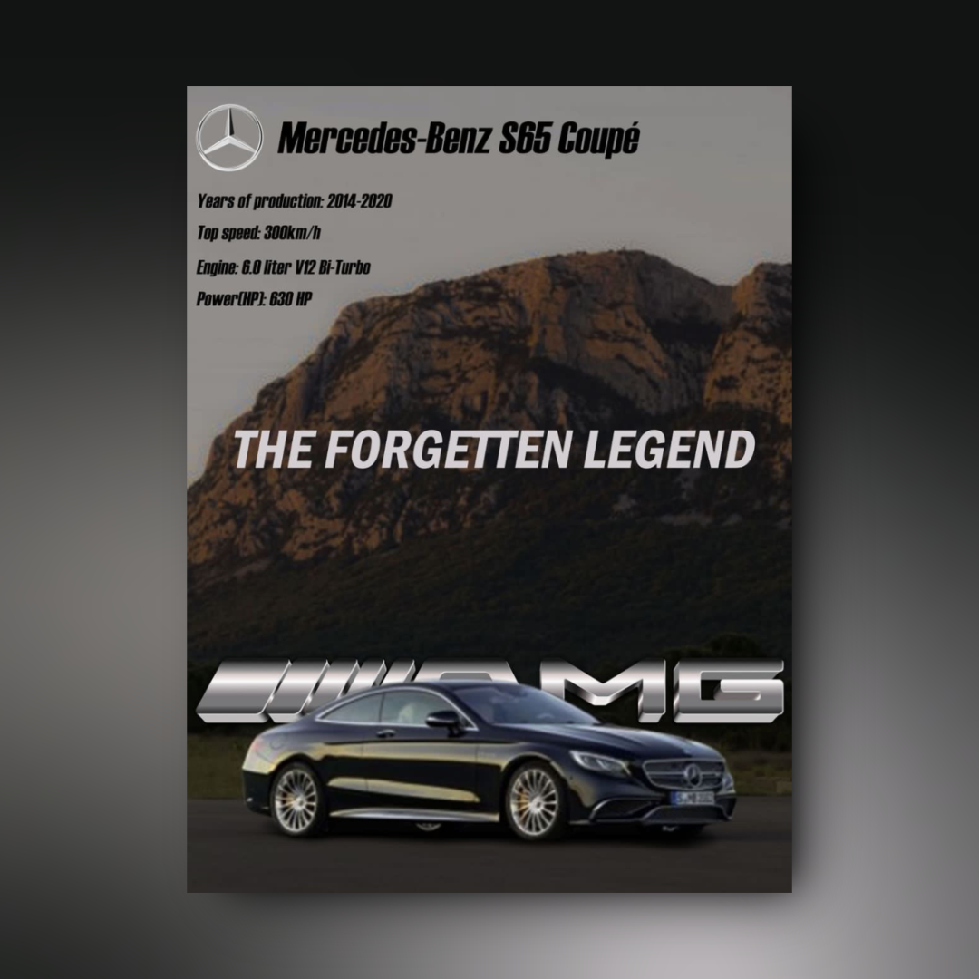 Poster Mercedes-Benz S65 Coupe