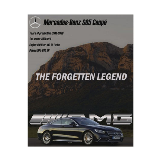 Poster Mercedes-Benz S65 Coupe