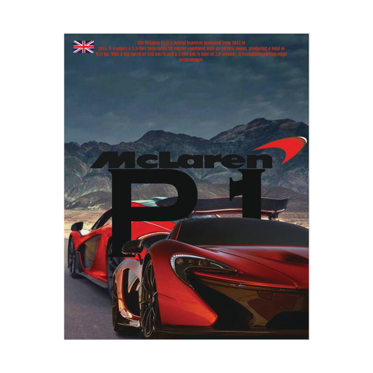 Poster McLaren P1