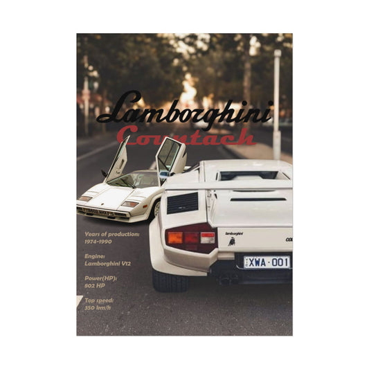 Poster Lamborgini Countach