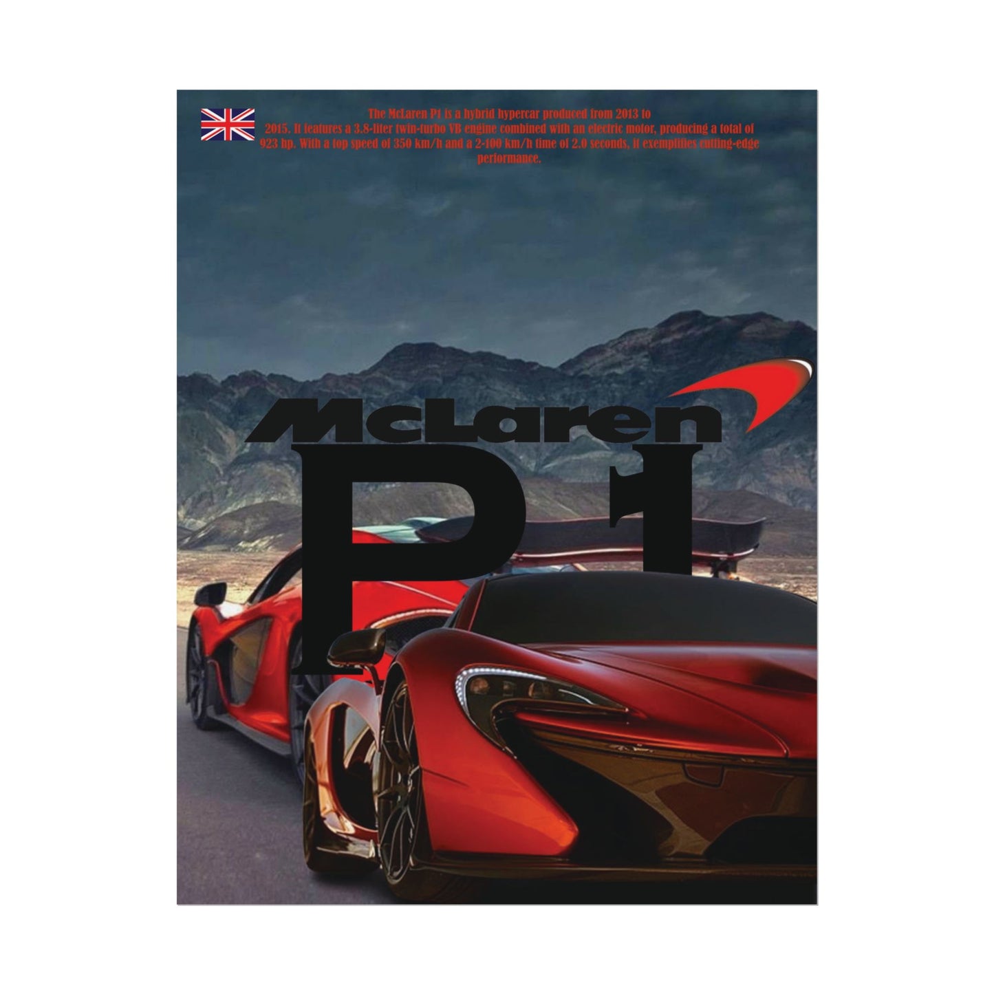 Poster McLaren P1